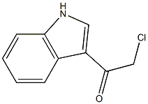 3-Chloracetyl-indol Struktur