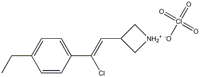 [3-chloro-3-(4-ethylphenyl)prop-2-enylidene](dimethyl)ammonium perchlorate