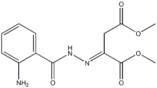 dimethyl 2-[2-(2-aminobenzoyl)hydrazono]succinate|