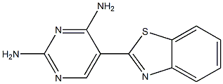 5-(1,3-benzothiazol-2-yl)pyrimidine-2,4-diamine