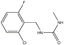 N-(2-chloro-6-fluorobenzyl)-N'-methylurea Structure
