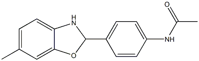 N1-[4-(6-methyl-2,3-dihydro-1,3-benzoxazol-2-yl)phenyl]acetamide