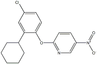  2-(4-chloro-2-cyclohexylphenoxy)-5-nitropyridine