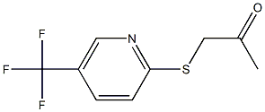 1-{[5-(trifluoromethyl)-2-pyridyl]thio}acetone Structure