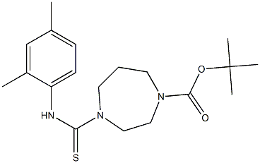  tert-butyl 4-[(2,4-dimethylanilino)carbothioyl]-1,4-diazepane-1-carboxylate