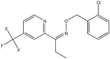 1-[4-(trifluoromethyl)-2-pyridinyl]-1-propanone O-(2-chlorobenzyl)oxime|