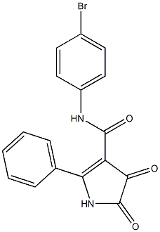 N3-(4-bromophenyl)-4,5-dioxo-2-phenyl-4,5-dihydro-1H-pyrrole-3-carboxamide