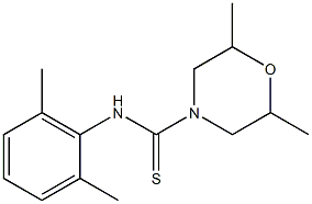 N4-(2,6-dimethylphenyl)-2,6-dimethylmorpholine-4-carbothioamide Structure