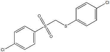  (4-chlorophenyl){[(4-chlorophenyl)sulfanyl]methyl}dioxo-lambda~6~-sulfane