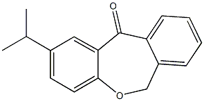 2-isopropyldibenzo[b,e]oxepin-11(6H)-one 结构式