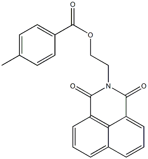 2-(1,3-dioxo-2,3-dihydro-1H-benzo[de]isoquinolin-2-yl)ethyl 4-methylbenzoate