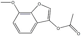 7-methoxybenzo[b]furan-3-yl acetate Structure