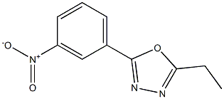 2-ethyl-5-(3-nitrophenyl)-1,3,4-oxadiazole Structure