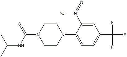  N1-isopropyl-4-[2-nitro-4-(trifluoromethyl)phenyl]piperazine-1-carbothioamide