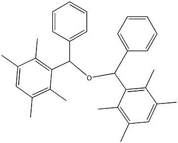 1,2,4,5-tetramethyl-3-{phenyl[phenyl(2,3,5,6-tetramethylphenyl)methoxy]meth yl}benzene