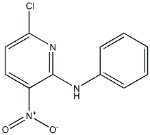 N-(6-chloro-3-nitro-2-pyridinyl)-N-phenylamine Structure