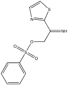 2-{[(phenylsulfonyl)oxy]ethanimidoyl}-1,3-thiazole Struktur