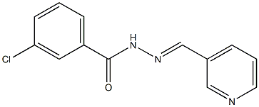 3-chloro-N'-[(E)-3-pyridinylmethylidene]benzenecarbohydrazide|