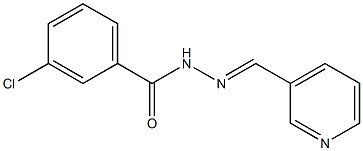 3-chloro-N'-[(E)-3-pyridinylmethylidene]benzenecarbohydrazide