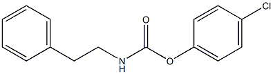 4-chlorophenyl N-phenethylcarbamate 结构式