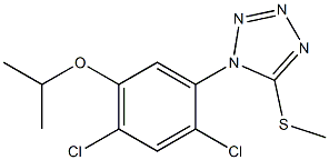  1-(2,4-dichloro-5-isopropoxyphenyl)-5-(methylsulfanyl)-1H-1,2,3,4-tetraazole