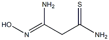 3-amino-3-hydroxyiminopropanethioamide 结构式