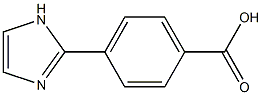 4-(1H-imidazol-2-yl)benzenecarboxylic acid Structure