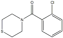 (2-chlorophenyl)(1,4-thiazinan-4-yl)methanone Struktur