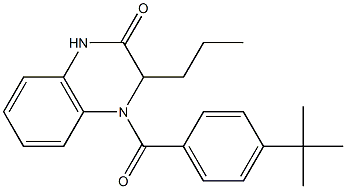 4-[4-(tert-butyl)benzoyl]-3-propyl-3,4-dihydro-2(1H)-quinoxalinone|