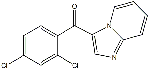 (2,4-dichlorophenyl)(imidazo[1,2-a]pyridin-3-yl)methanone 化学構造式