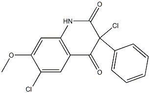 3,6-dichloro-7-methoxy-3-phenyl-1,2,3,4-tetrahydroquinoline-2,4-dione