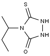4-(sec-butyl)-5-thioxo-1,2,4-triazolan-3-one,,结构式