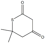 6,6-dimethyldihydro-2H-thiopyran-2,4(3H)-dione Structure