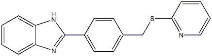 2-{4-[(2-pyridylthio)methyl]phenyl}-1H-benzo[d]imidazole|