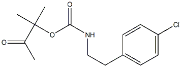 1,1-dimethyl-2-oxopropyl N-(4-chlorophenethyl)carbamate