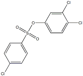 3,4-dichlorophenyl 4-chlorobenzene-1-sulfonate Structure
