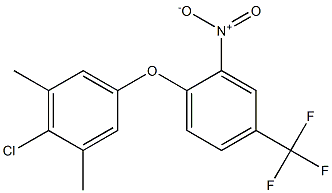 2-chloro-1,3-dimethyl-5-[2-nitro-4-(trifluoromethyl)phenoxy]benzene|