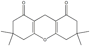 3,3,6,6-tetramethyl-2,3,4,5,6,7,8,9-octahydro-1H-xanthene-1,8-dione Struktur