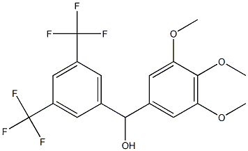 [3,5-di(trifluoromethyl)phenyl](3,4,5-trimethoxyphenyl)methanol 结构式