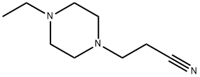 3-(4-ethylpiperazin-1-yl)propanenitrile Structure