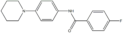 4-fluoro-N-(4-piperidinophenyl)benzenecarboxamide