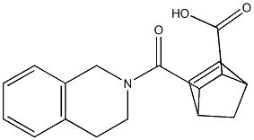 3-[3,4-dihydro-2(1H)-isoquinolinylcarbonyl]bicyclo[2.2.1]hept-5-ene-2-carboxylic acid 结构式