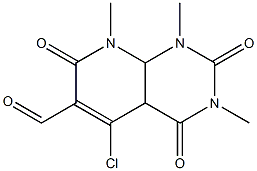 5-chloro-1,3,8-trimethyl-2,4,7-trioxo-1,2,3,4,4a,7,8,8a-octahydropyrido[2,3-d]pyrimidine-6-carbaldehyde|