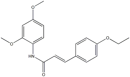  (E)-N-(2,4-dimethoxyphenyl)-3-(4-ethoxyphenyl)-2-propenamide