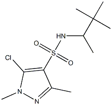 N4-(1,2,2-trimethylpropyl)-5-chloro-1,3-dimethyl-1H-pyrazole-4-sulfonamide