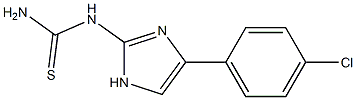 N-[4-(4-chlorophenyl)-1H-imidazol-2-yl]thiourea,,结构式