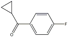 cyclopropyl(4-fluorophenyl)methanone Structure