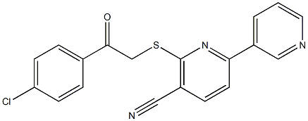 6-{[2-(4-chlorophenyl)-2-oxoethyl]thio}-2,3'-bipyridine-5-carbonitrile