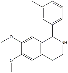 6,7-dimethoxy-1-(3-methylphenyl)-1,2,3,4-tetrahydroisoquinoline