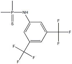 [3,5-di(trifluoromethyl)anilino](dimethyl)thioxophosphorane 结构式